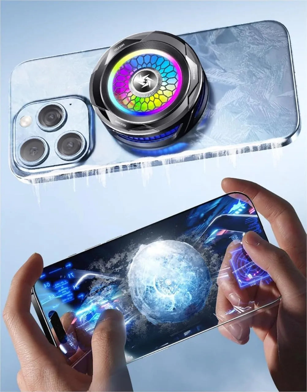 Close-up of SL 25 Magnetic Cooler’s advanced ice-core technology