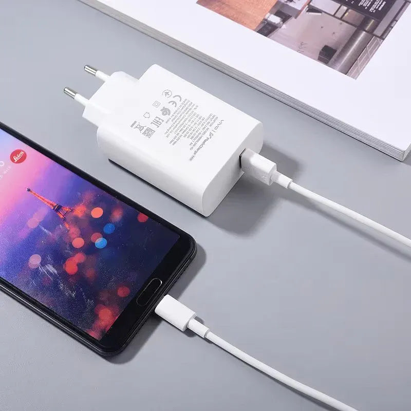 Vivo FlashCharge Adapter – Fast Charging for All Vivo Smartphone Models