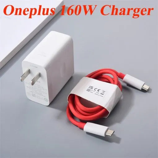 OnePlus SUPERVOOC 160W Power Adapter + USB-C Cable (Fast Charger)