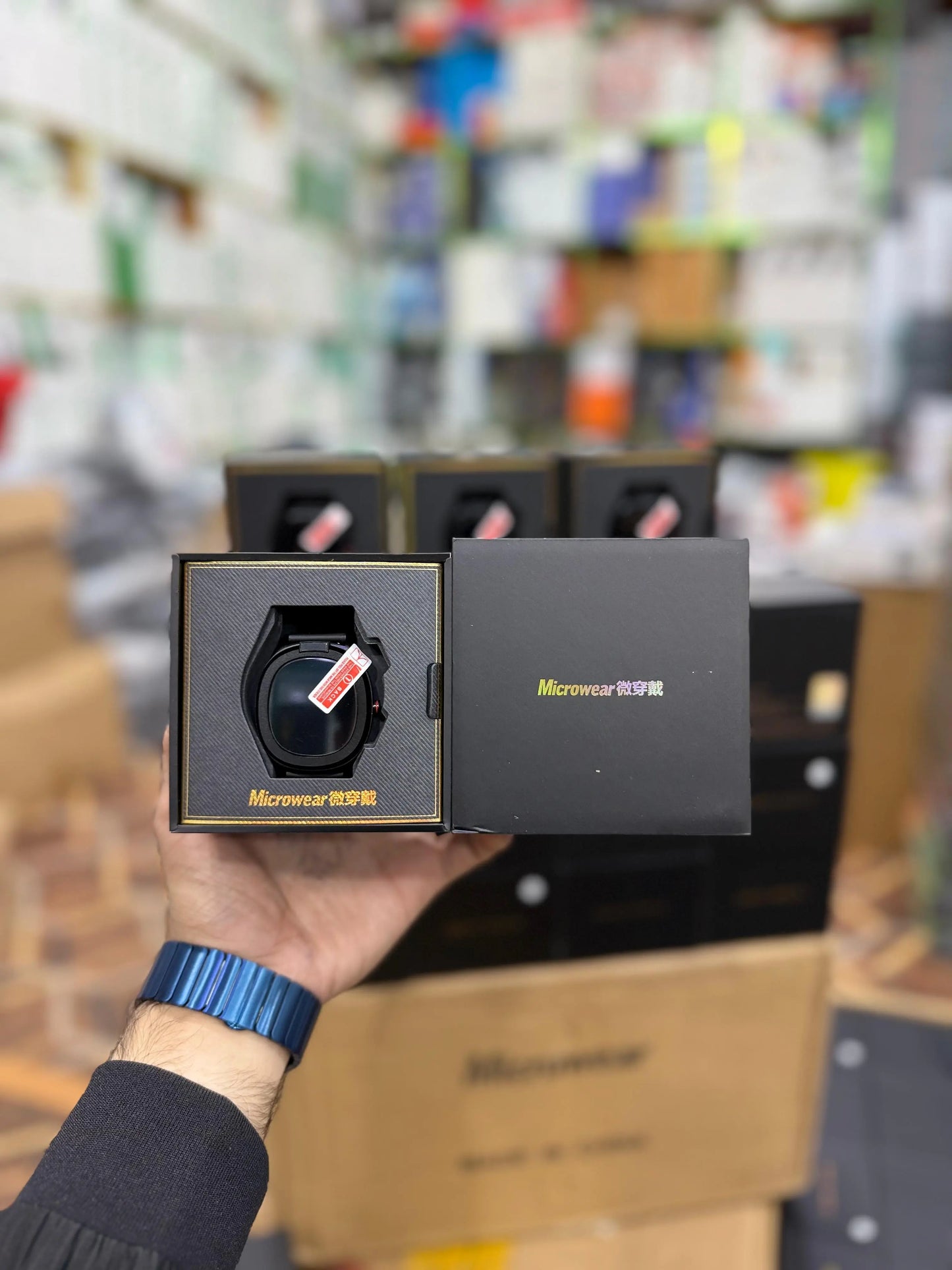 Microwear T01 Smartwatch – Waterproof, Sleek, and Multifunctional