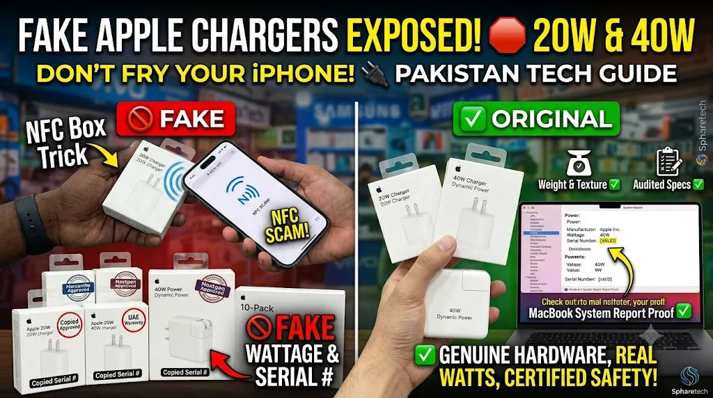 Fake Apple Chargers Exposed: 20W, 40W &amp; The Unique Serial Number Scam