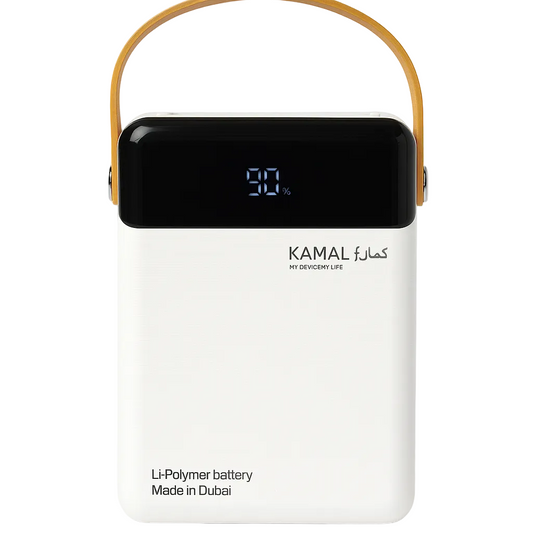 KAMAL KPB0161 160000mAh Power Bank (Made in Dubai) – 88W Fast Charging, LED Display & Lamp, 6 Outputs / 4 Inputs