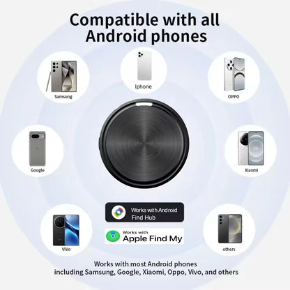 OTAG Dual-System Smart Tracker Tag – Works with Apple Find My (iOS) & Google Find Hub (Android) | Global Anti-Loss GPS Item Finder