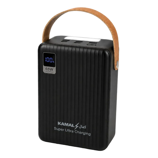 Kamal K160 Super Ultra Charging Power Bank – 160,000mAh, 65W Fast Charge | Original in Pakistan