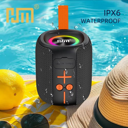 HM-865 Portable Bluetooth 5.4 Speaker – 8W RGB & IPX6