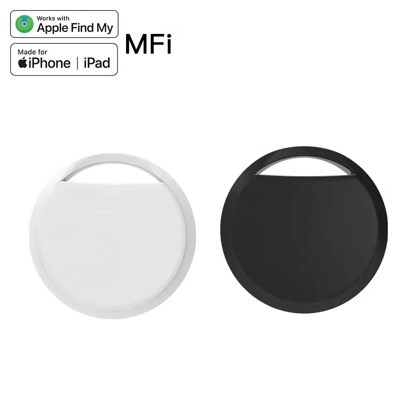 Smart Tag Bluetooth Anti-Loss Tracker for Apple Find My – 100dB Loud Beeper, Global GPS Map Navigation & 1-Year Replaceable Battery (iOS Only)