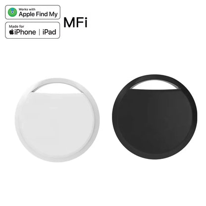Smart Tag Bluetooth Anti-Loss Tracker for Apple Find My – 100dB Loud Beeper, Global GPS Map Navigation & 1-Year Replaceable Battery (iOS Only)