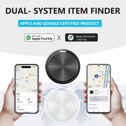 OTAG Dual-System Smart Tracker Tag – Works with Apple Find My (iOS) & Google Find Hub (Android) | Global Anti-Loss GPS Item Finder