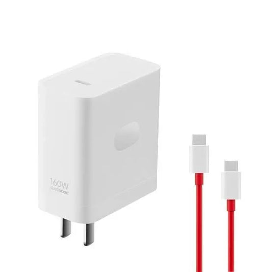 OnePlus SUPERVOOC 160W Power Adapter + USB-C Cable (Fast Charger)