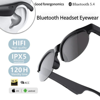 G58 Pro Smart Audio Sunglasses | Open-Ear Bluetooth 5.4 Music Glasses with Hi-Fi Stereo & Voice Control