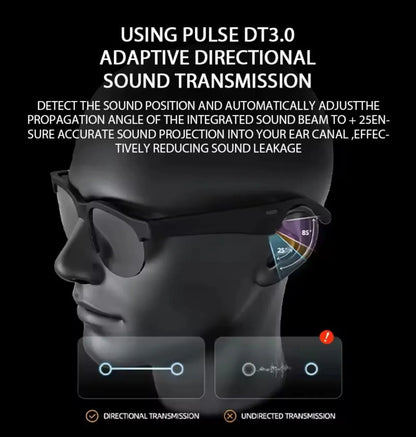 G58 Pro Smart Audio Sunglasses | Open-Ear Bluetooth 5.4 Music Glasses with Hi-Fi Stereo & Voice Control